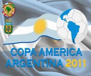 yapboz Logo 2011 Copa América Arjantin